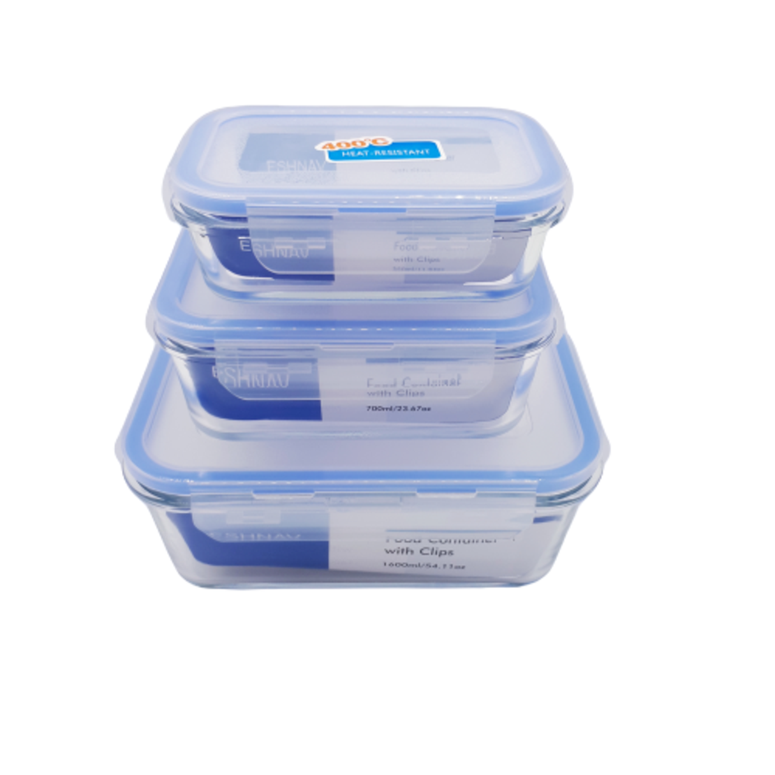 סט 3 פיירקסים לבישול ואיחסון 