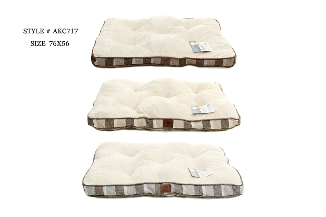 מזרן לכלב בינוני פוך ופרווה דו צדדי