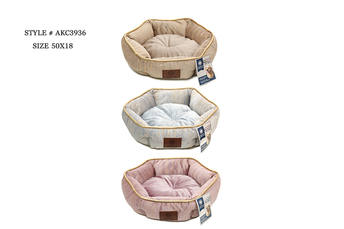 מיטה לכלב קטן קיצית בצורת משושה, יוקרתית.