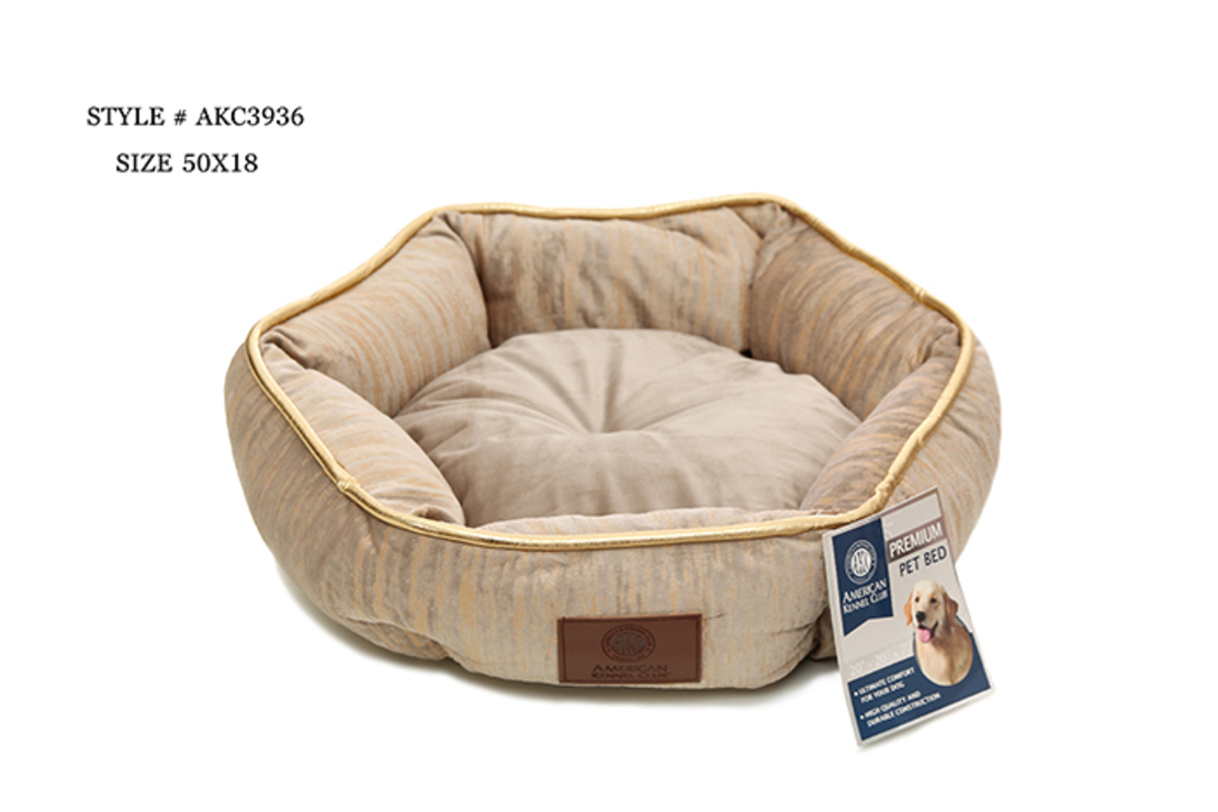מיטה לכלב קטן קיצית בצורת משושה, יוקרתית.