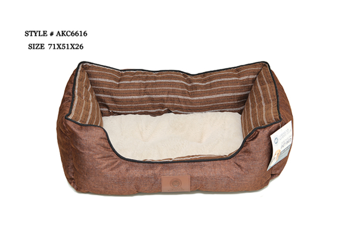 מיטה לכלב בינוני, פרוותית משובצת