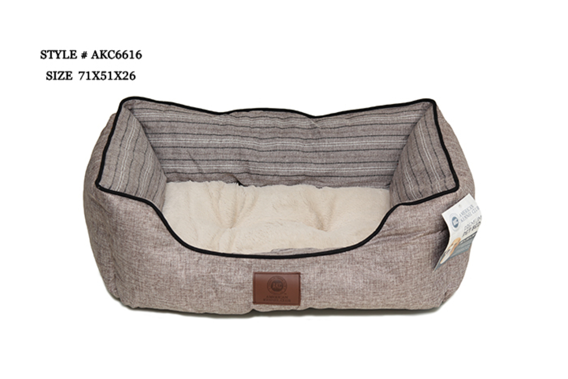 מיטה לכלב בינוני, פרוותית משובצת