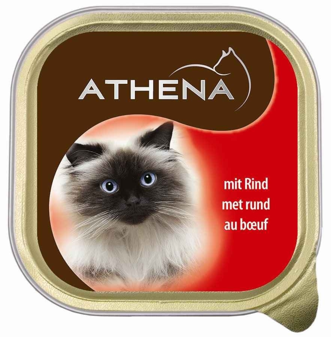 Athena אתנה מעדן לחתול בקר 100 גרם