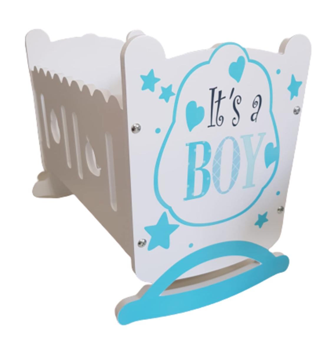 עריסה מעץ - it's a boy