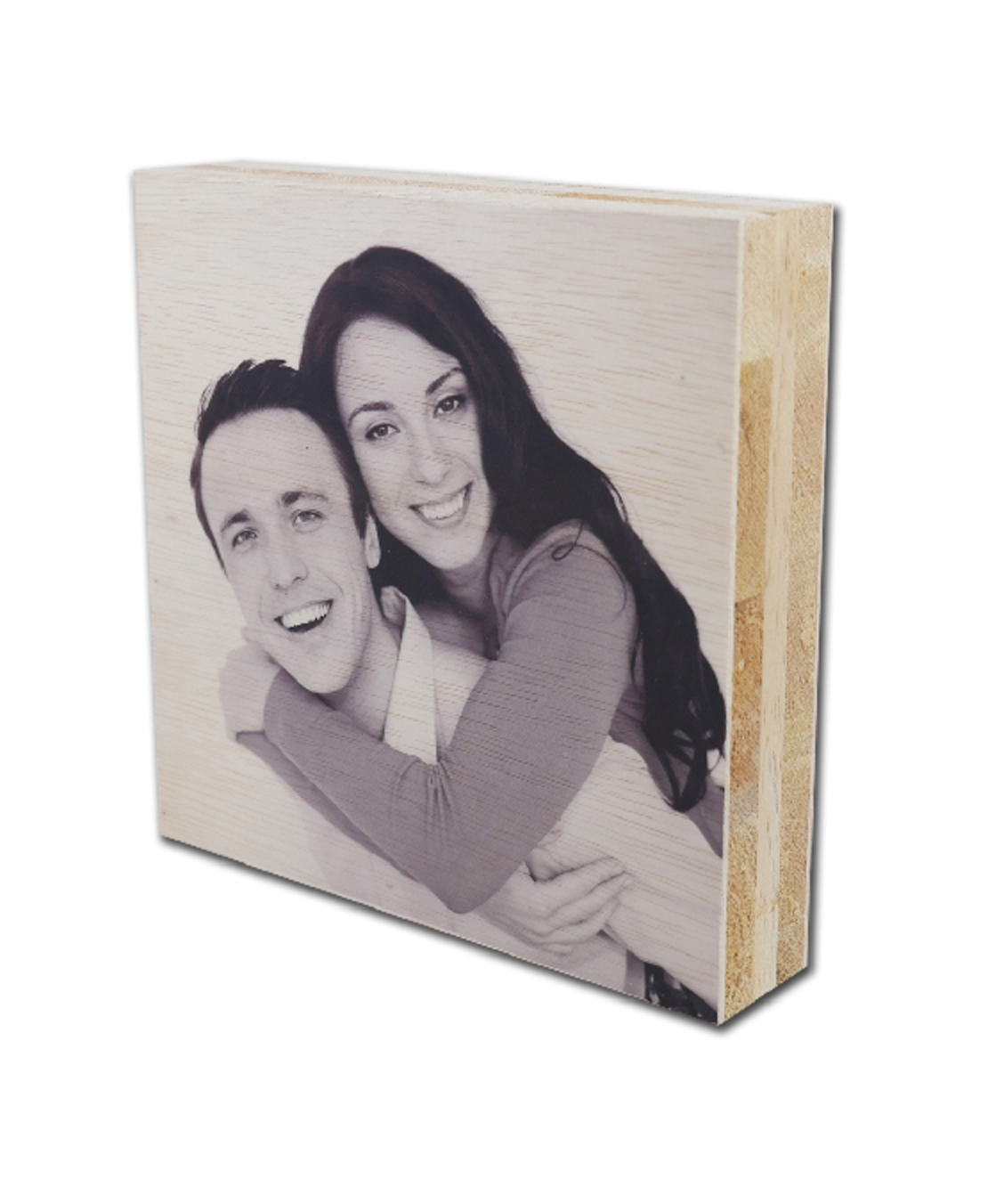 פוטובלוק עץ טבעי עבה 19.5*19.5