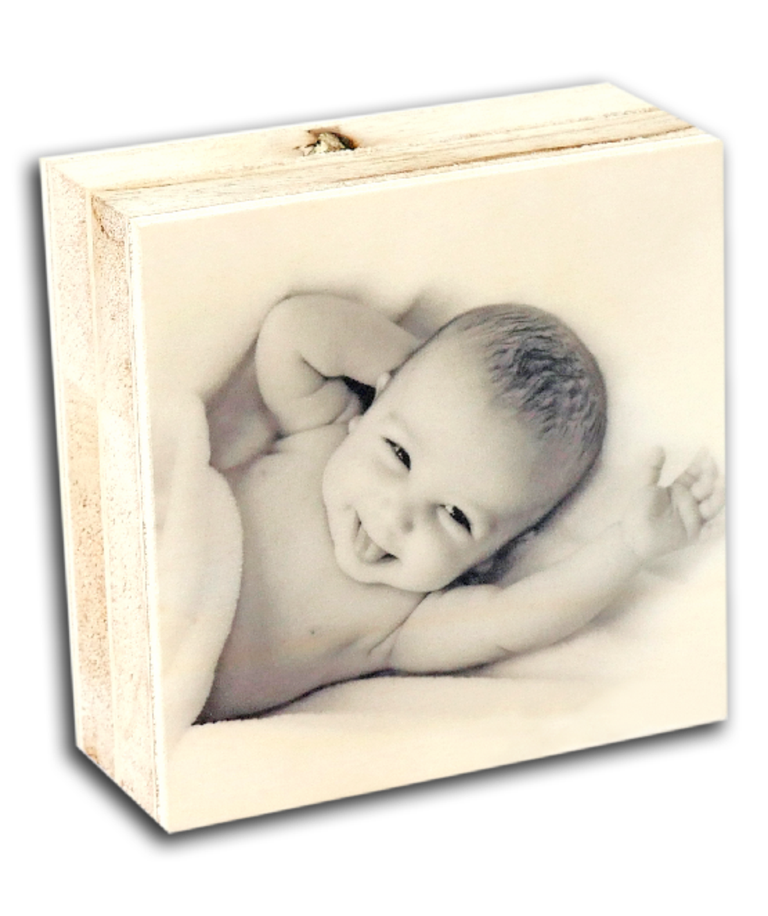 פוטובלוק עץ טבעי עבה 19.5*19.5