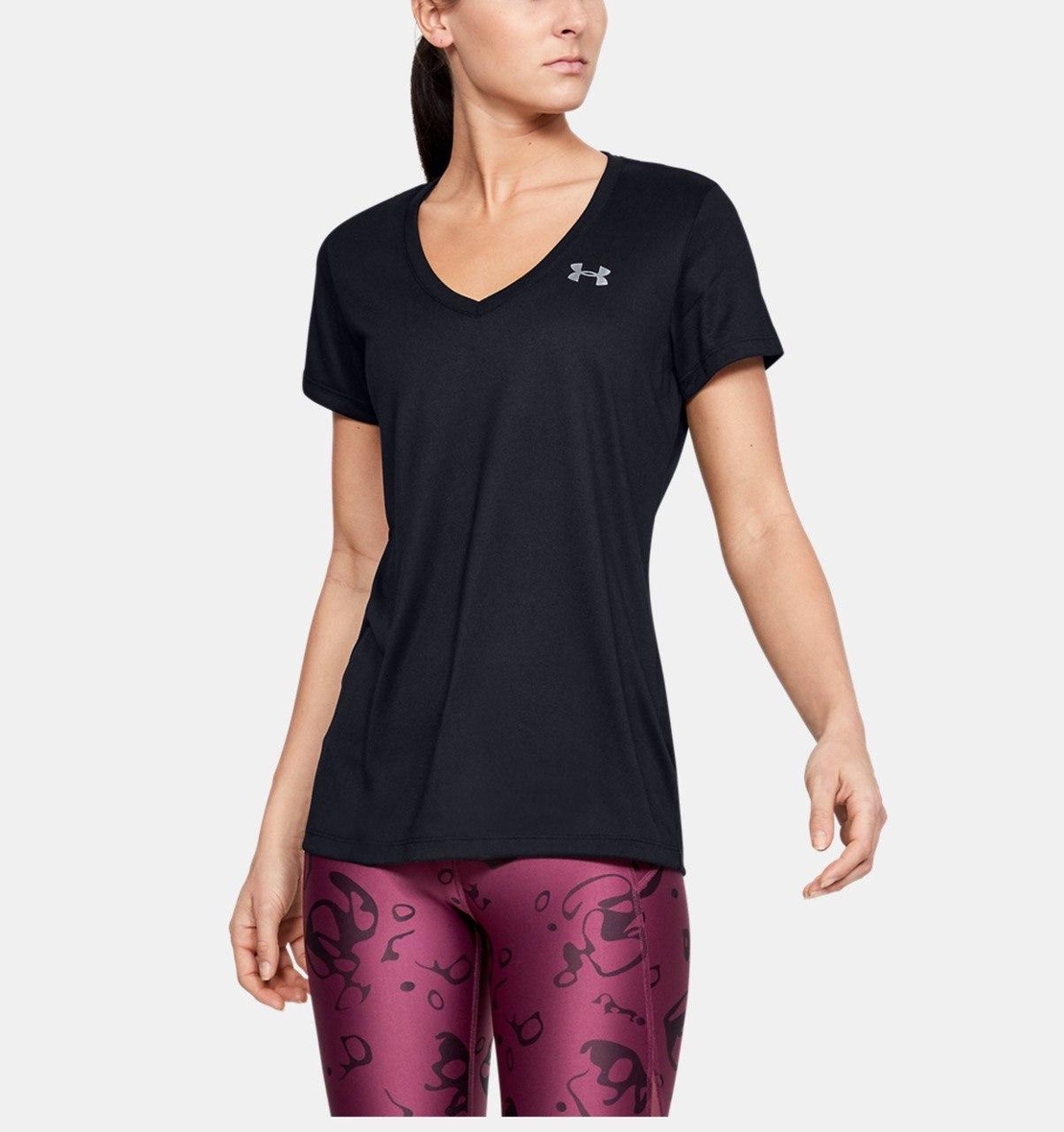 חולצת אנדר אמור נשים Under Armour Women's Tech V-Neck 
