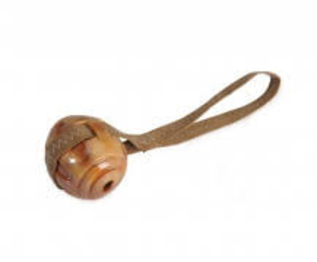 כדור גומי עם ידית אחיזה