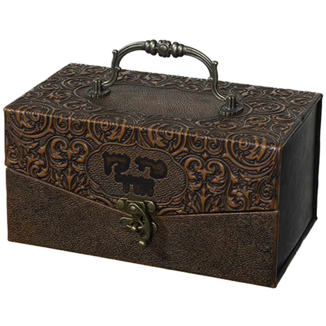 Elegant box for leather-like etrog 