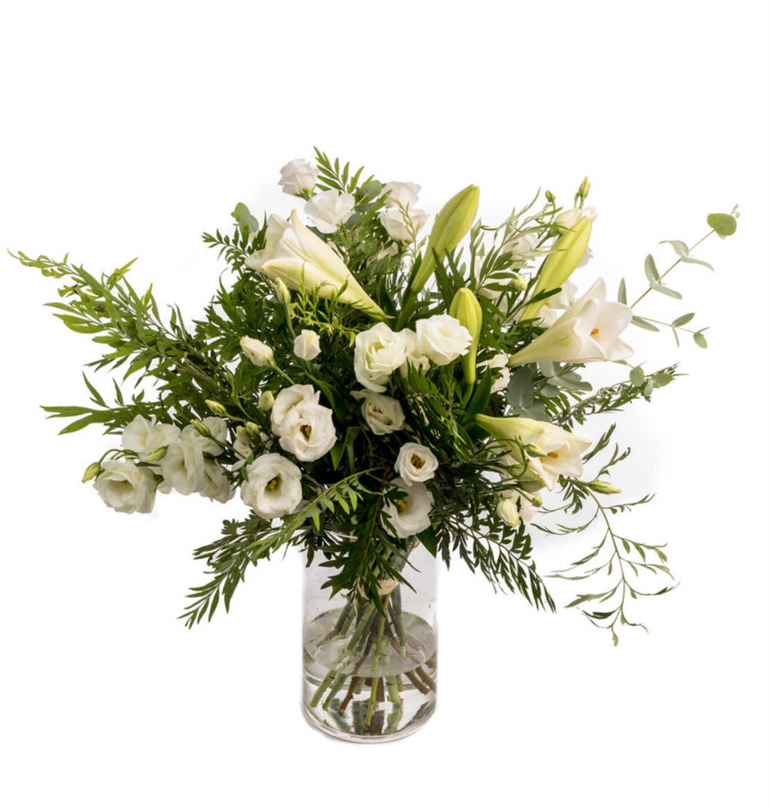 זר לבן פורח