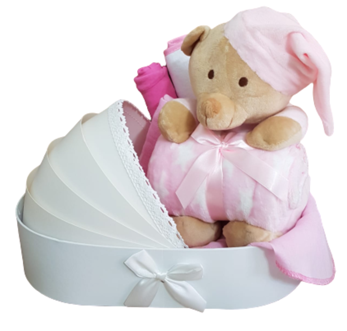 מתנה להולדת הבת - עריסת דובי