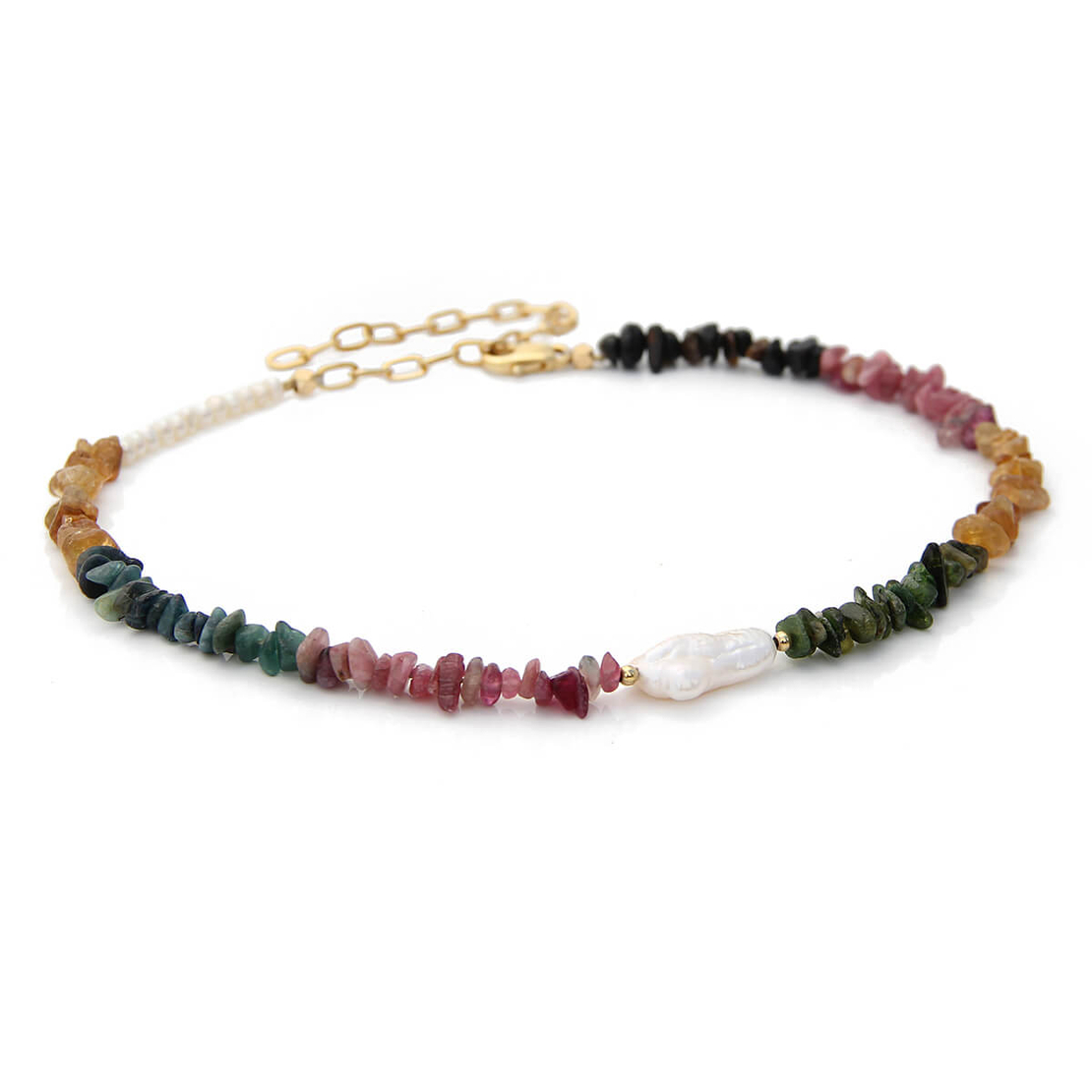 צ'וקר טורמלין - גולדפילד ופנינה טבעית