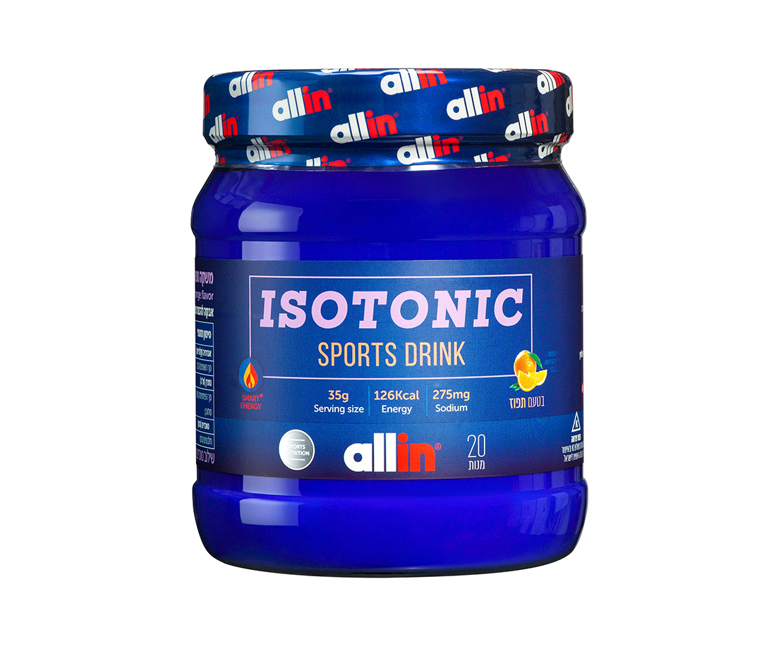  אבקה איזוטונית בטעם תפוז 