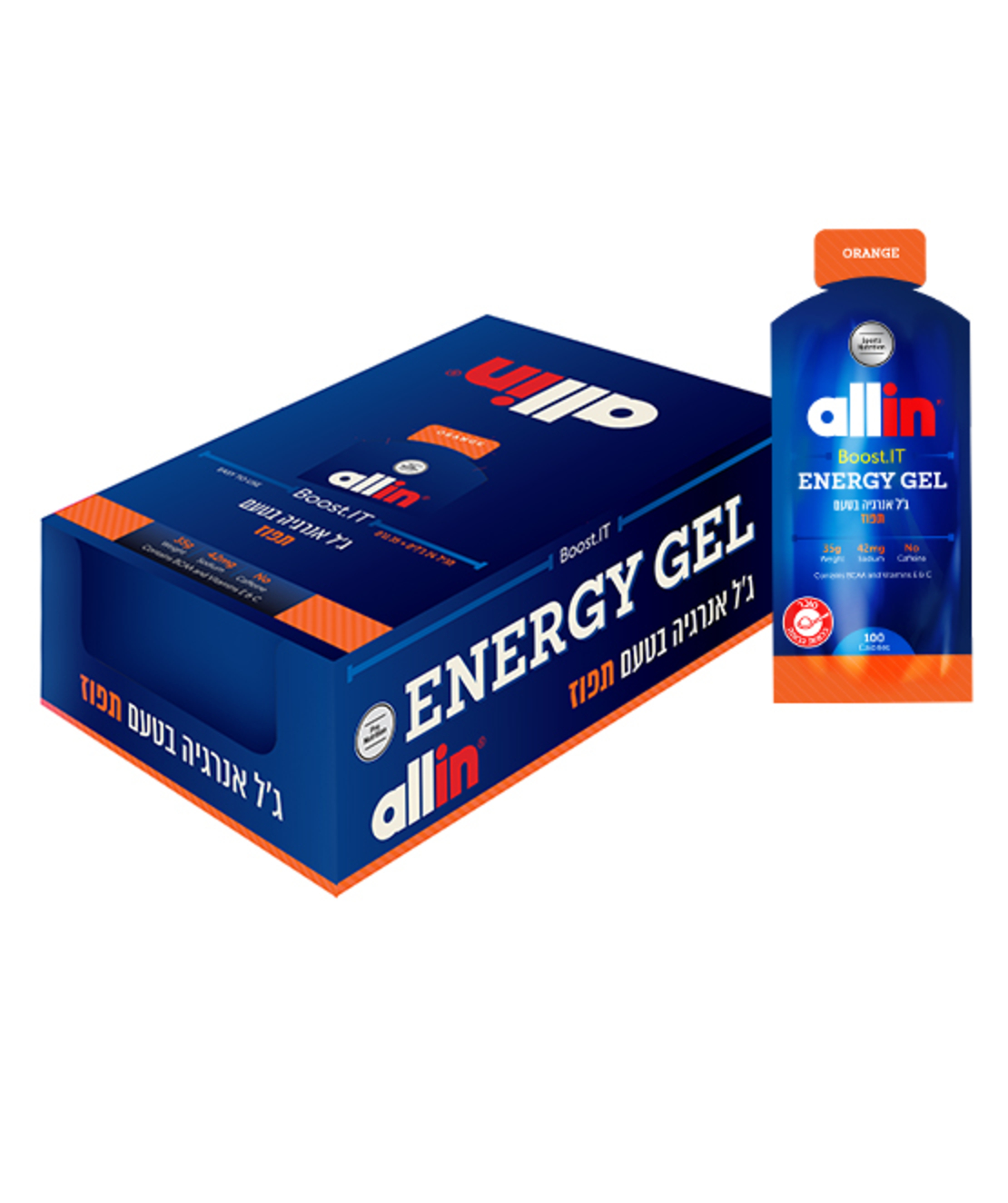 24 יח' ג'ל תפוז