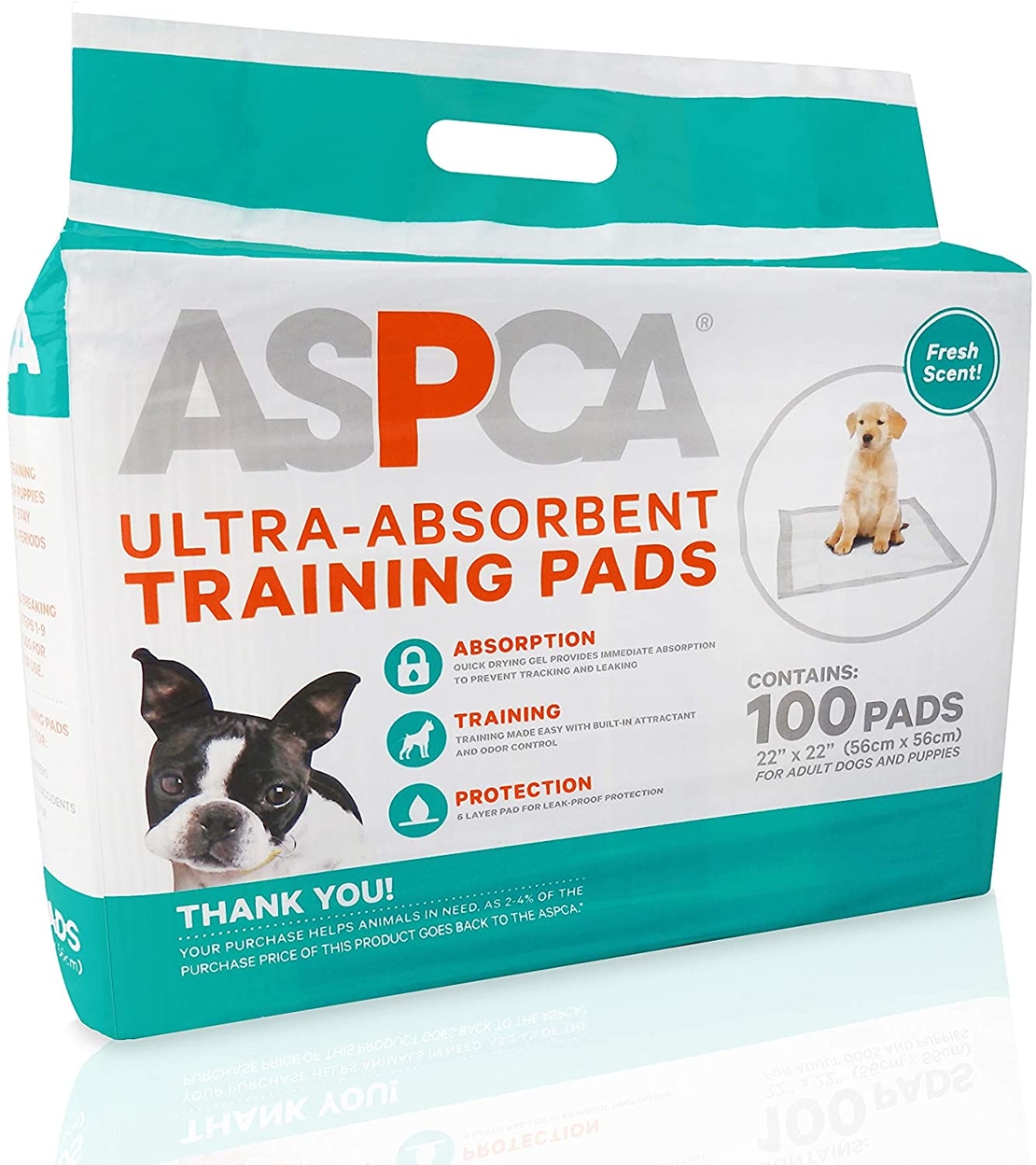 פדים לכלב עם בישום 100 יח' - אמריקאי