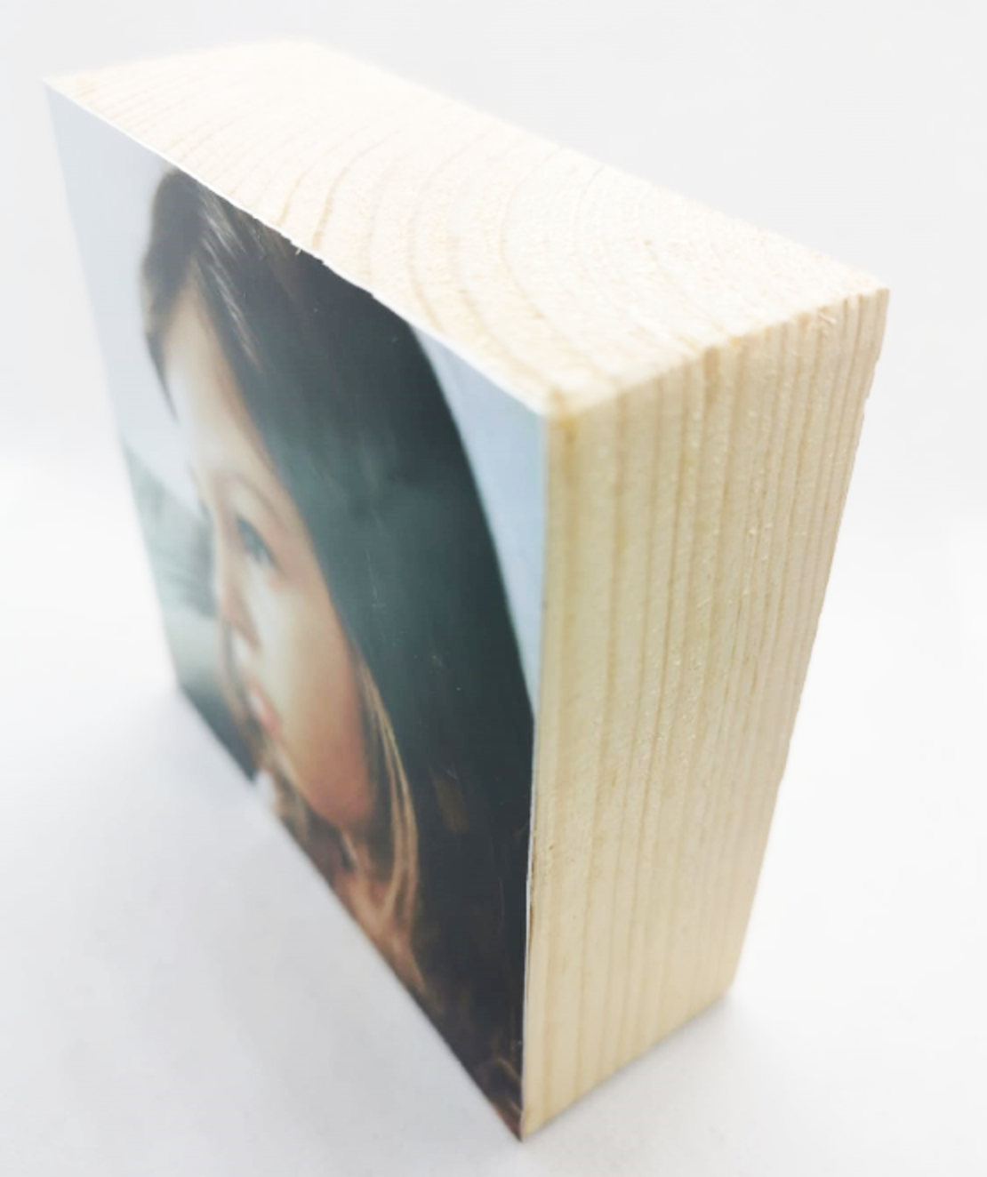 קוביית עץ עם תמונה -פיקבלוק