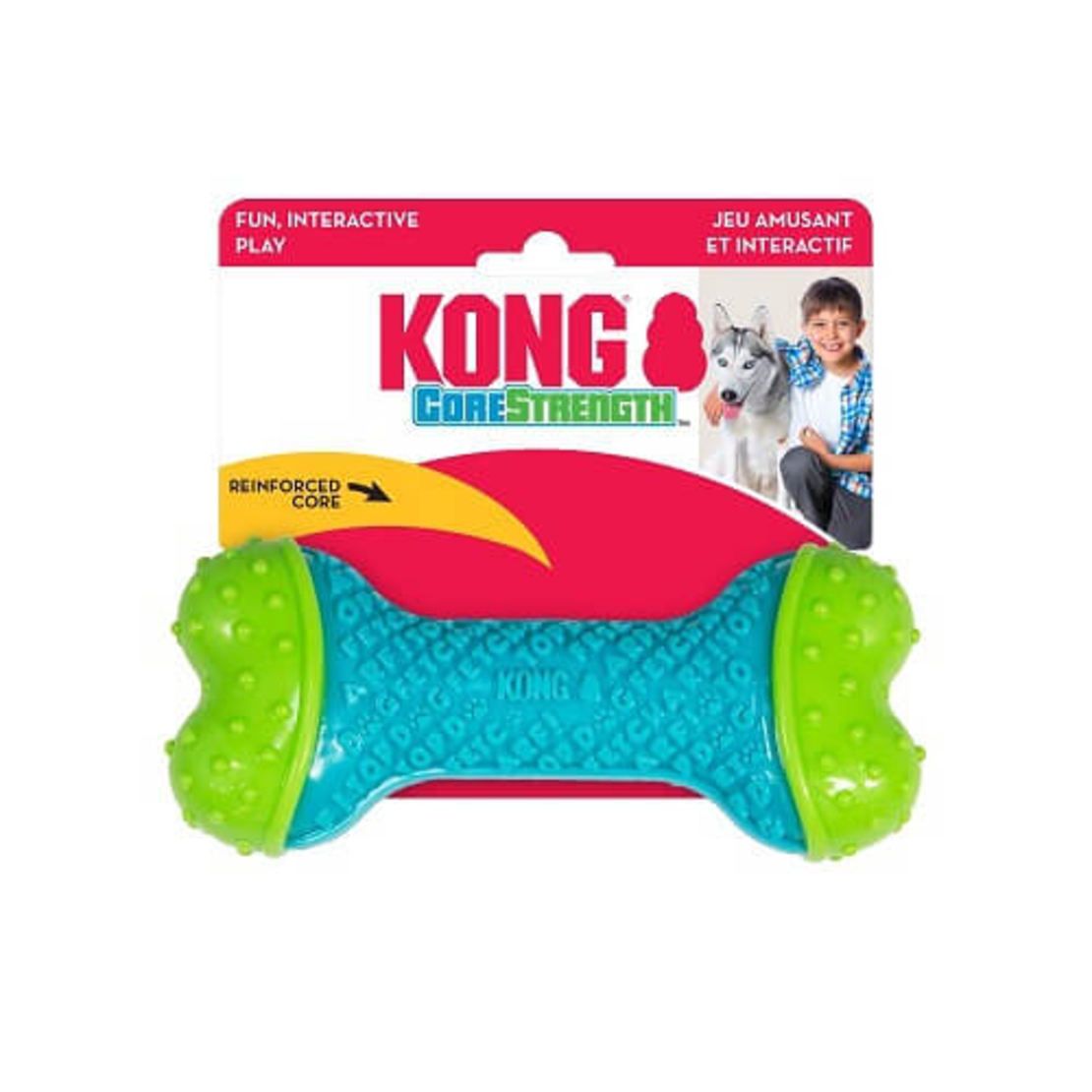 KONG CORE STRENGTH קונג קור צעצועי לעיסה עמידים במיוחד