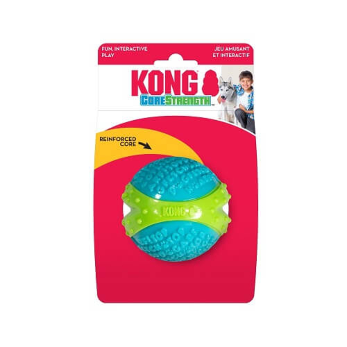 KONG CORE STRENGTH קונג קור צעצועי לעיסה עמידים במיוחד