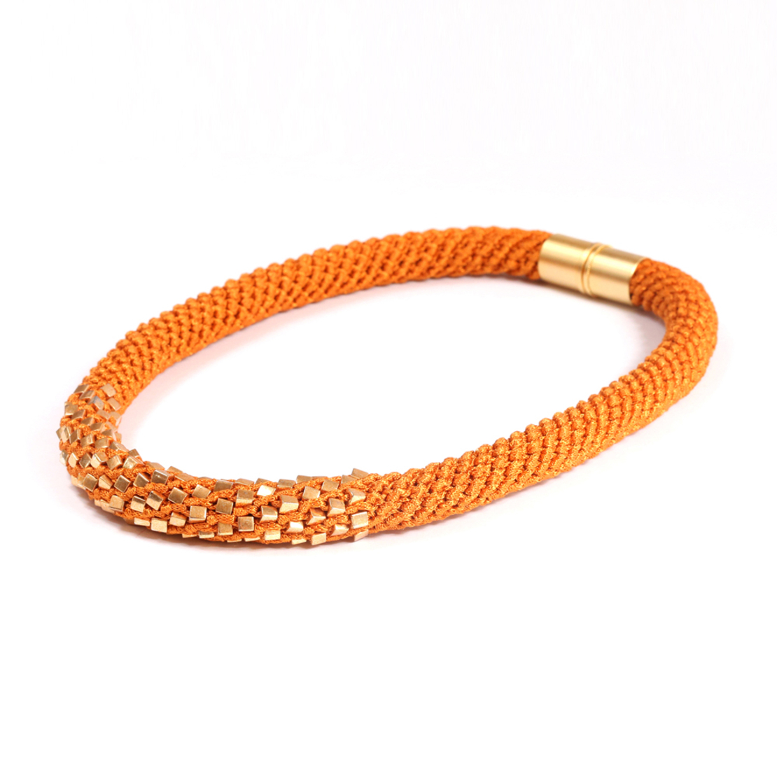Orange / Gold Necklace | Elisheva