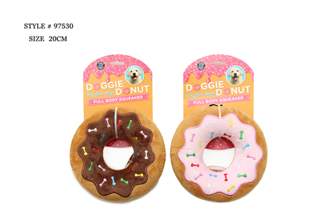 צעצוע לכלב - נשכן דונאט מצפצף