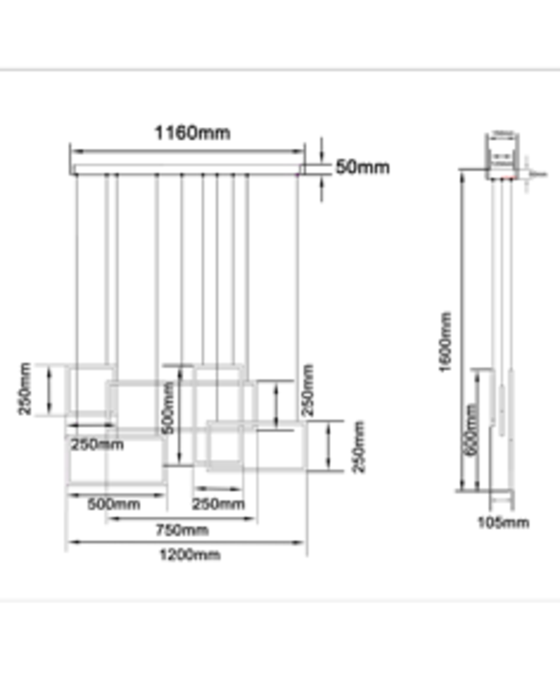גוף תאורה תלוי סמרסט 