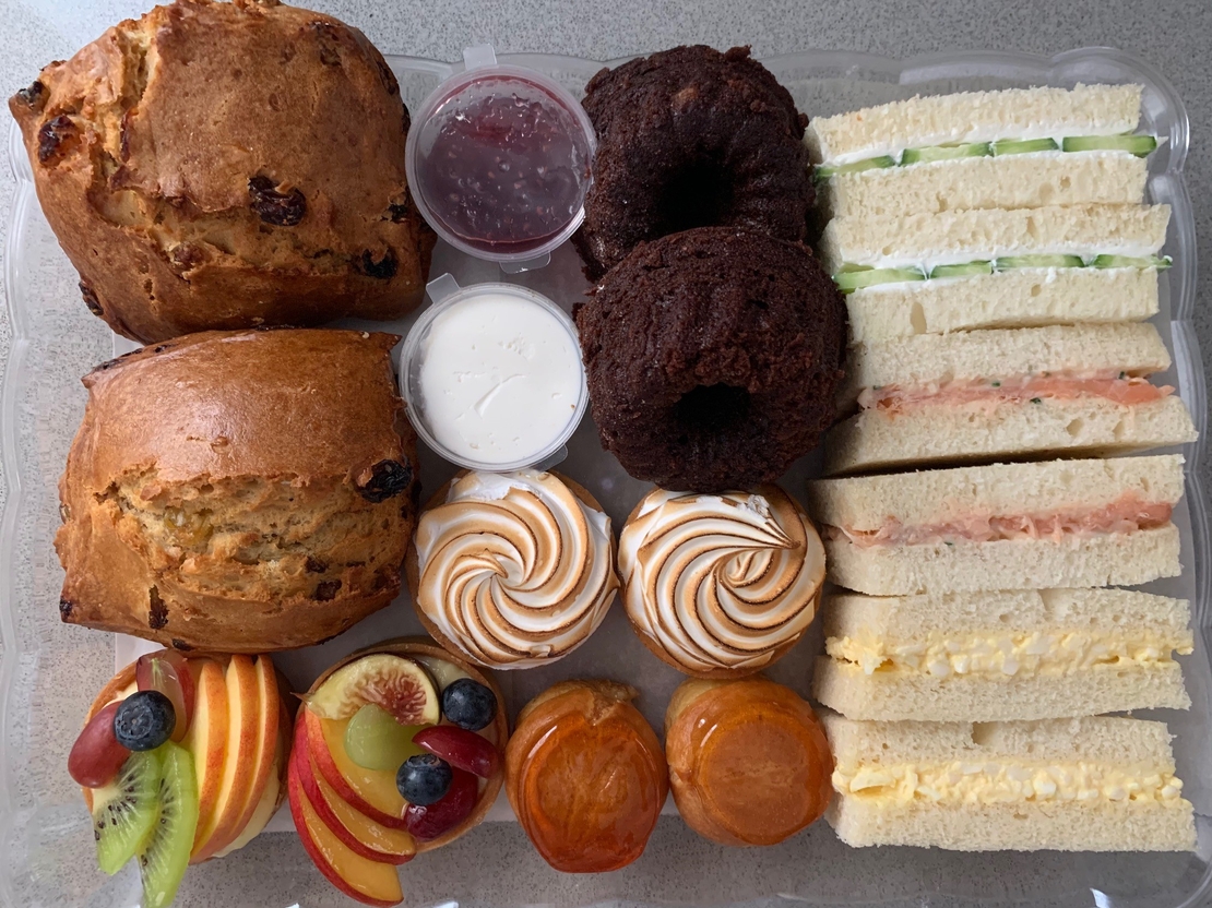 מגש זוגי לאפטרנון תה