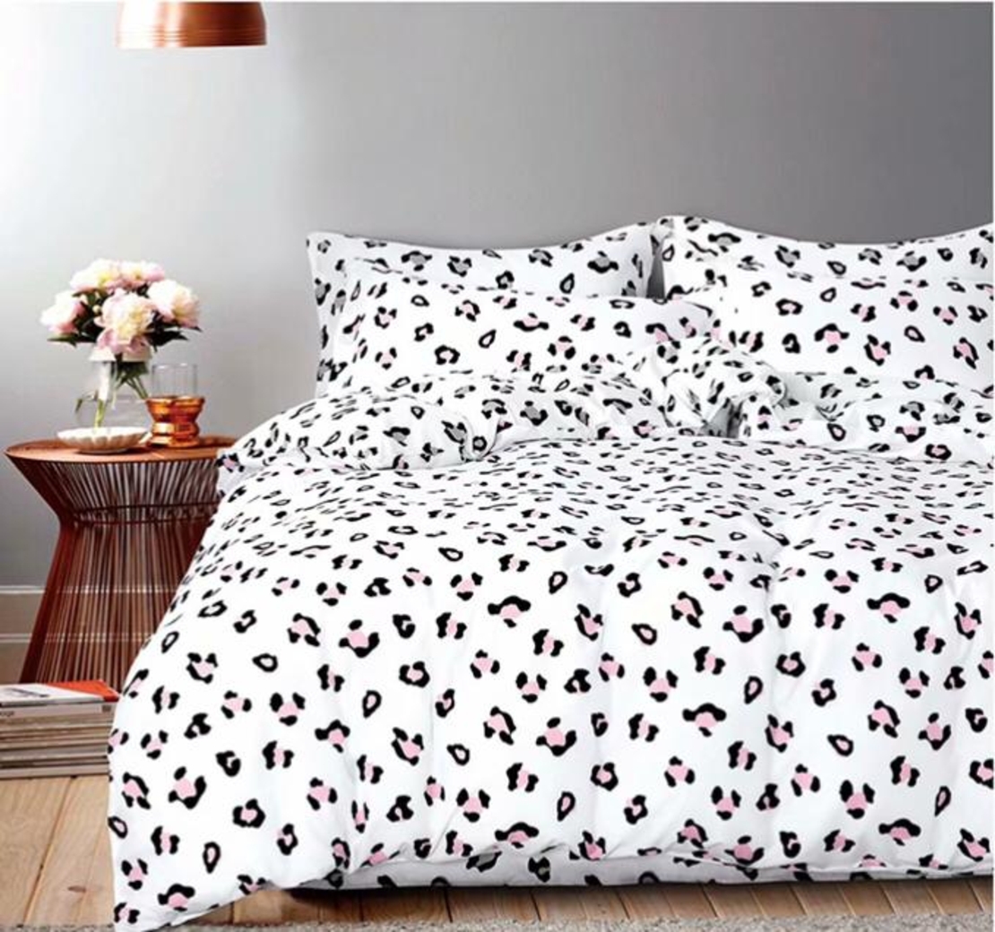 מנומר לבן ורוד 180/200