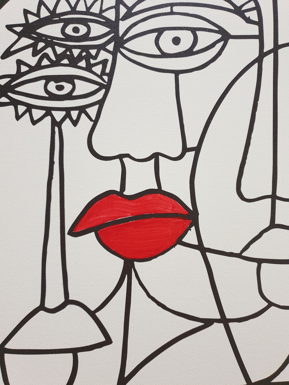 תמונת קנבס לצביעה-  מחוברים