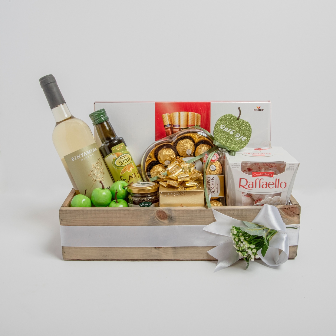 מארז מהודר בקופסה מעץ