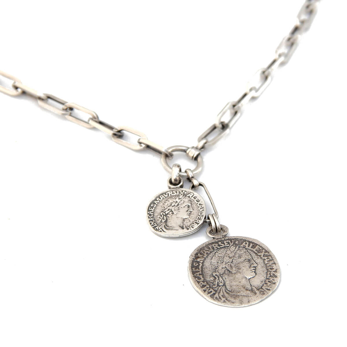 שרשרת קלאודיוס - כסף 925 מושחר  