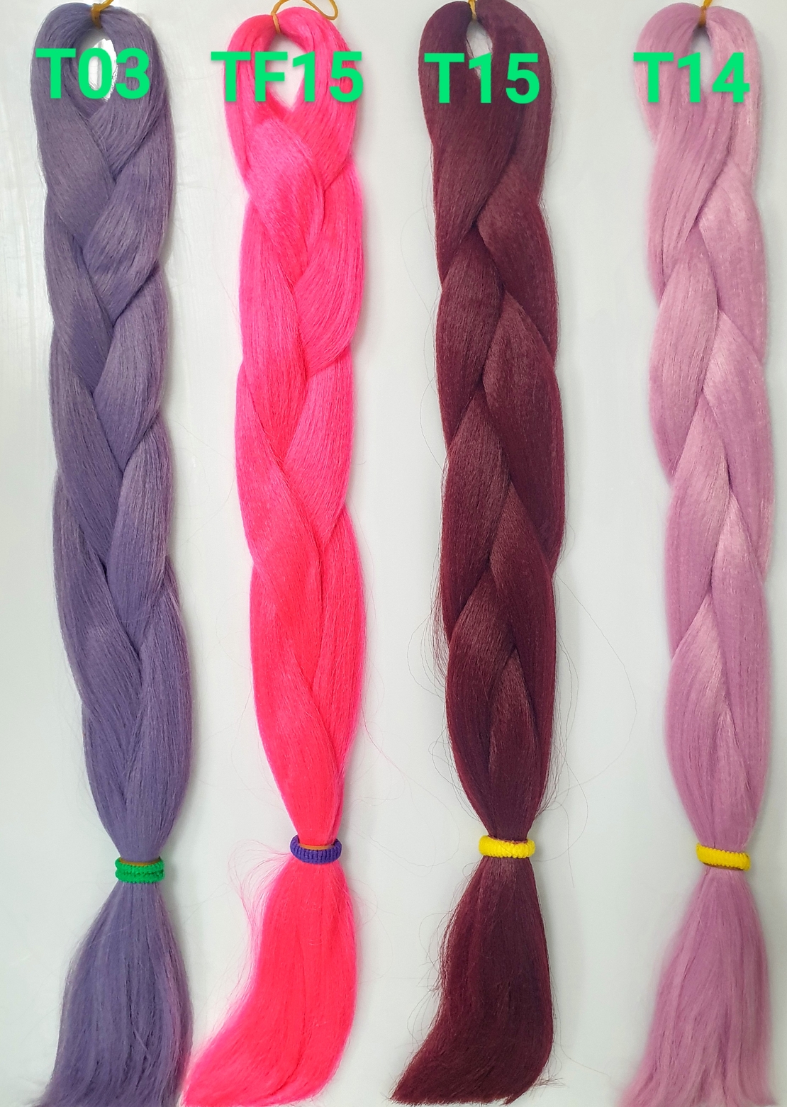 Synthetic hair braids