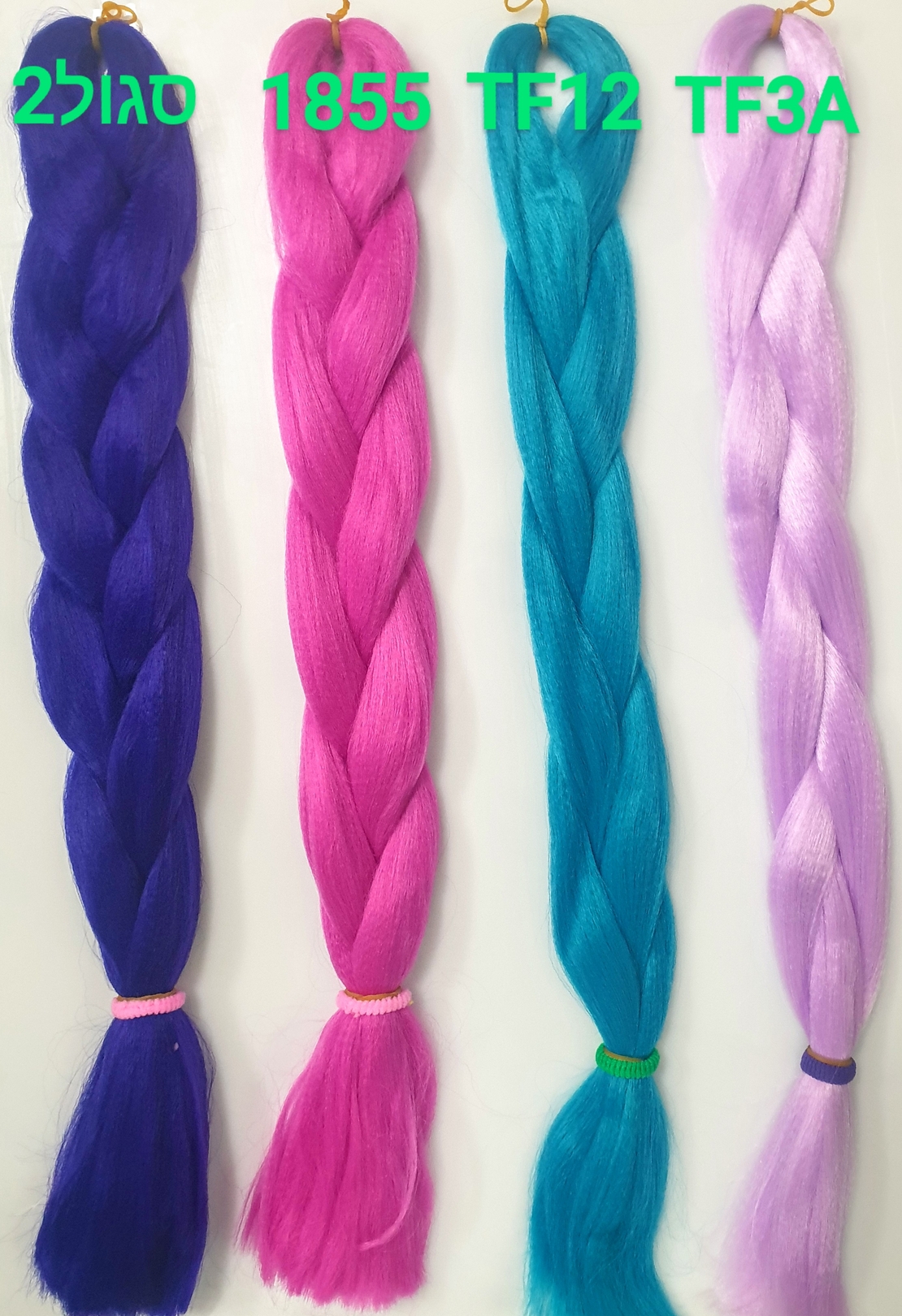 Synthetic hair braids