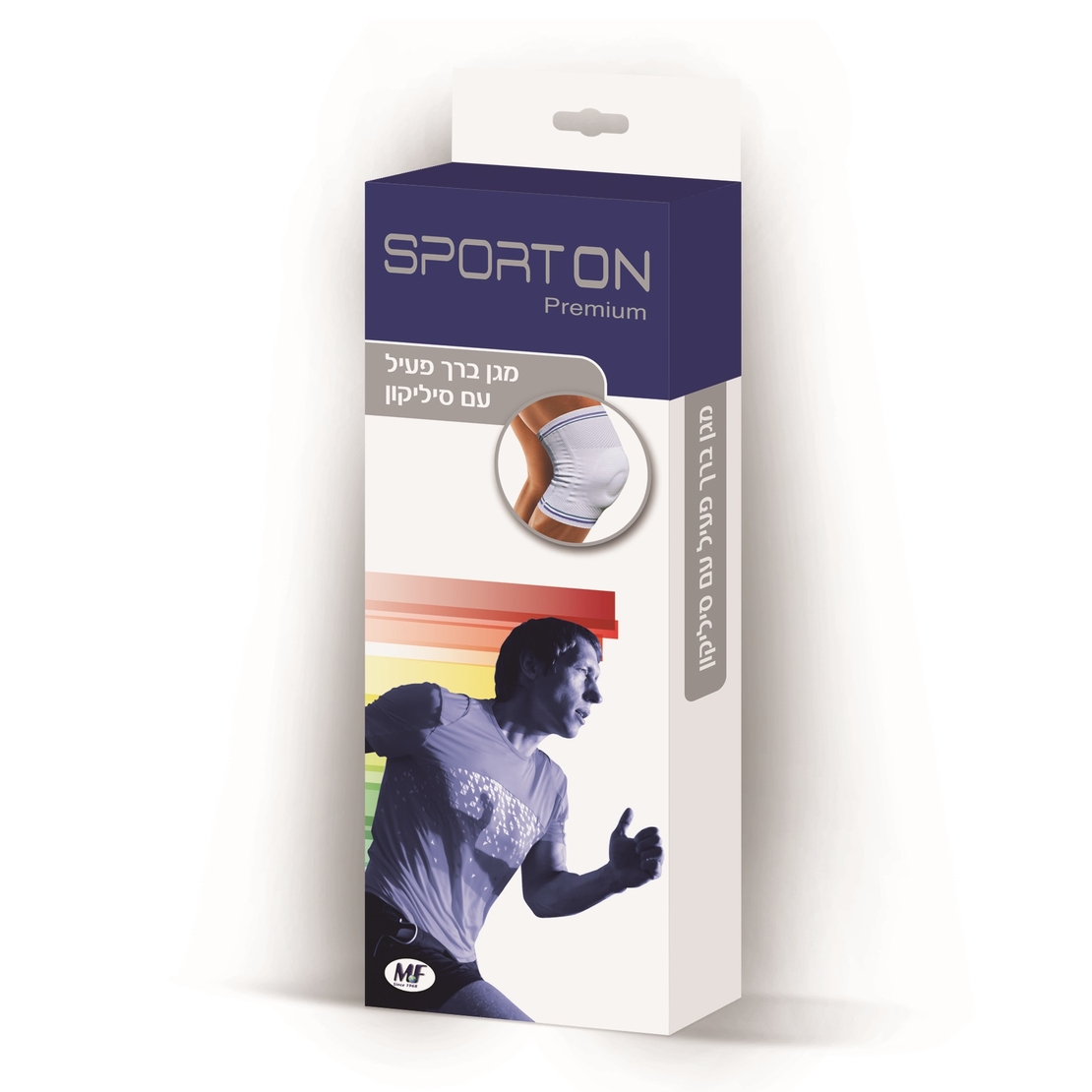 מגן ברך עם  סיליקון  מידה XL - L