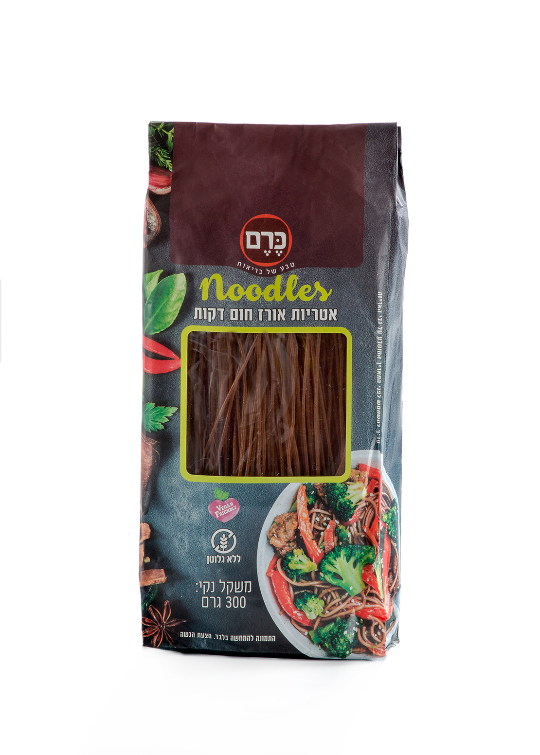 אטריות אורז חום ורמיצ’לי 300 גרם ללא גלוטן