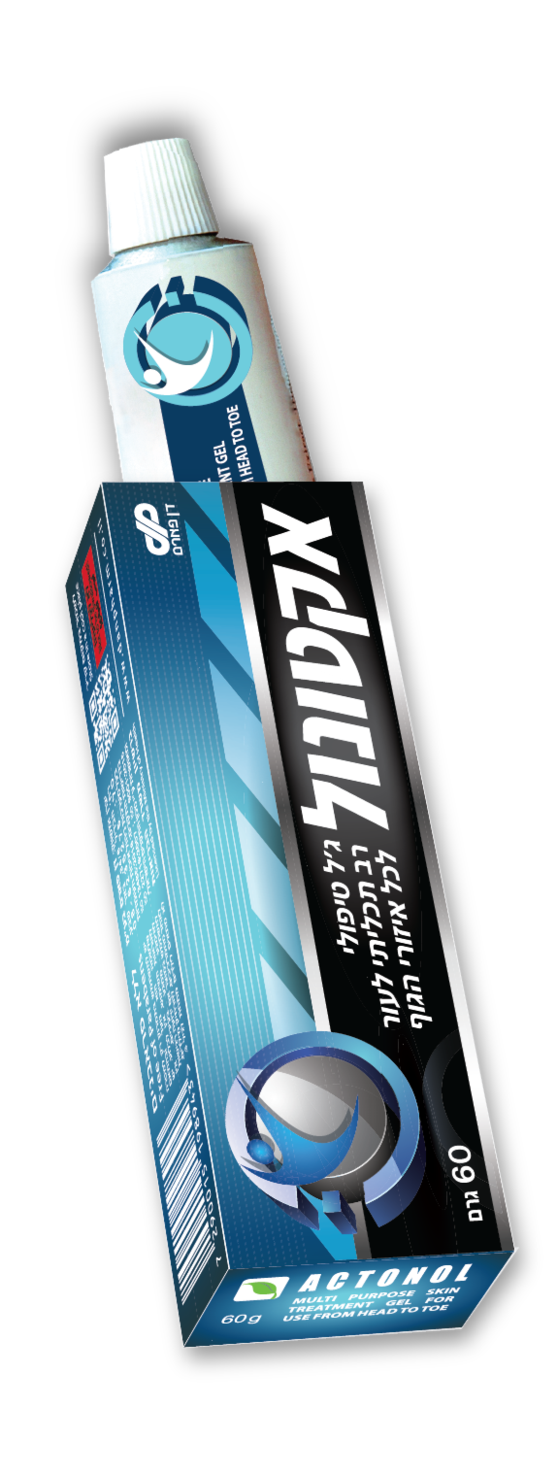 אקטונול ג'ל טיפולי רב תכליתי לכל אזורי הגוף 