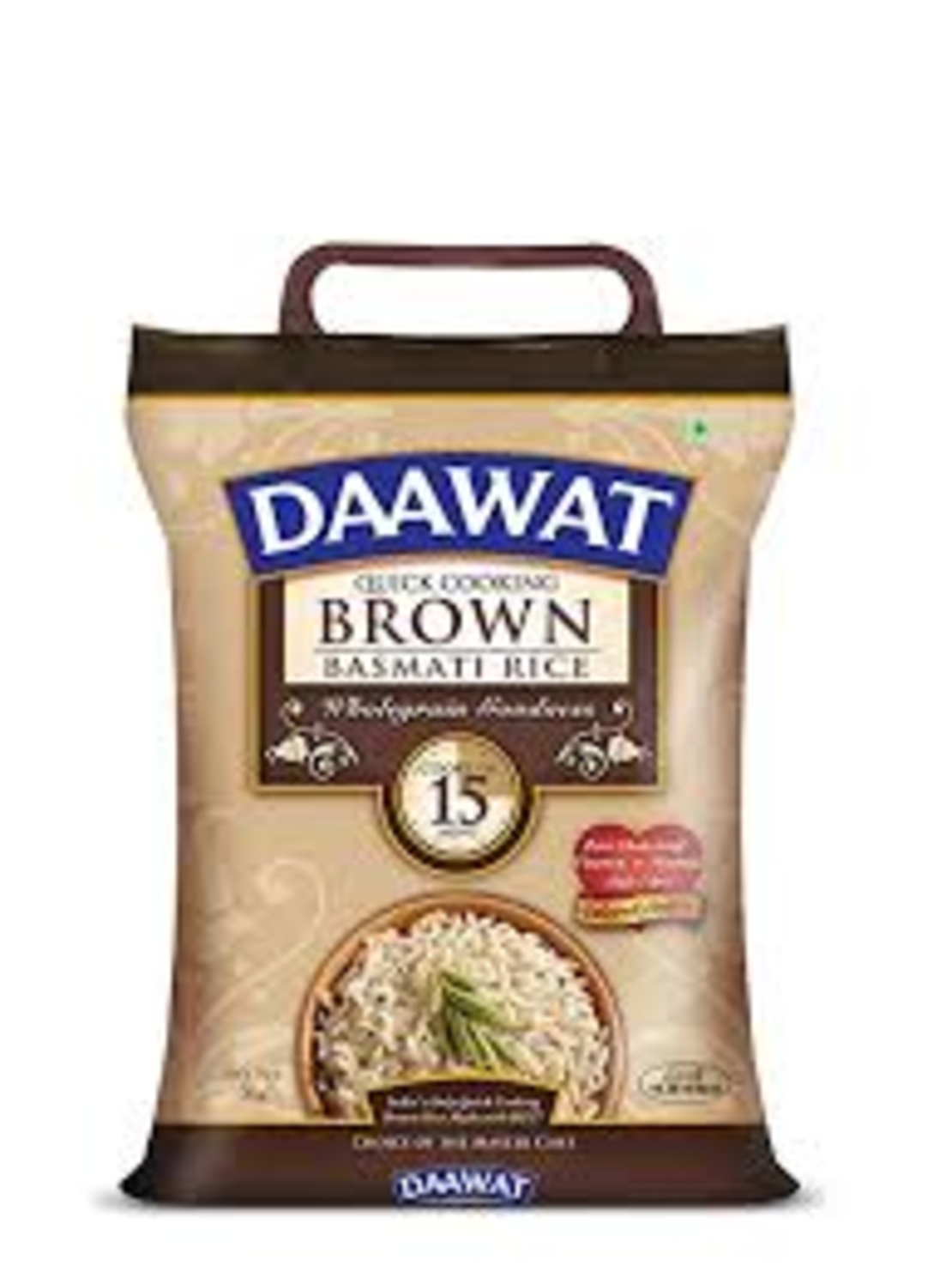Daawat - Quick Cooking Brown Basmatic Rice 5Kg | Makati ...
