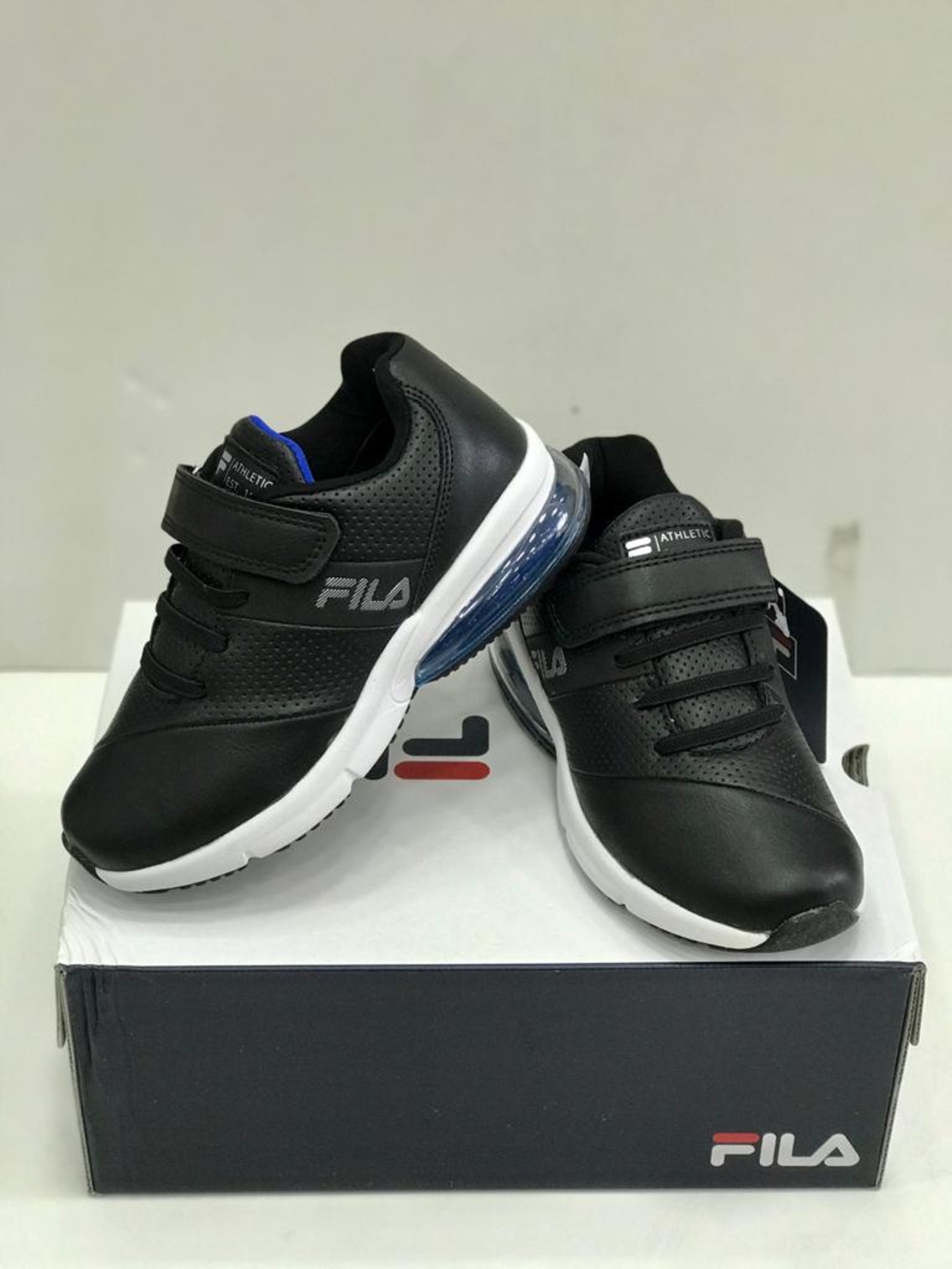 נעל FILA שחור כחול ילדים מידה (30-35)