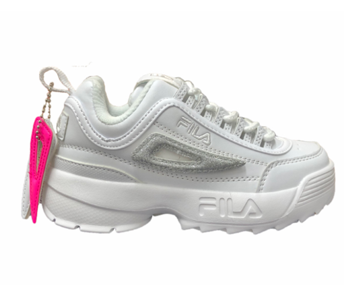 נעל FILA לבן עם לוגו חילופי לבנות