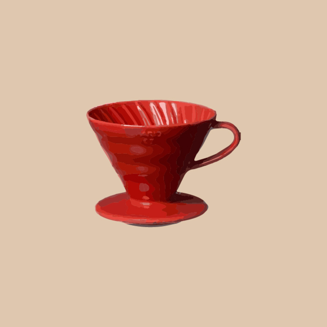 פילטר v60 הריו - פלסטיק