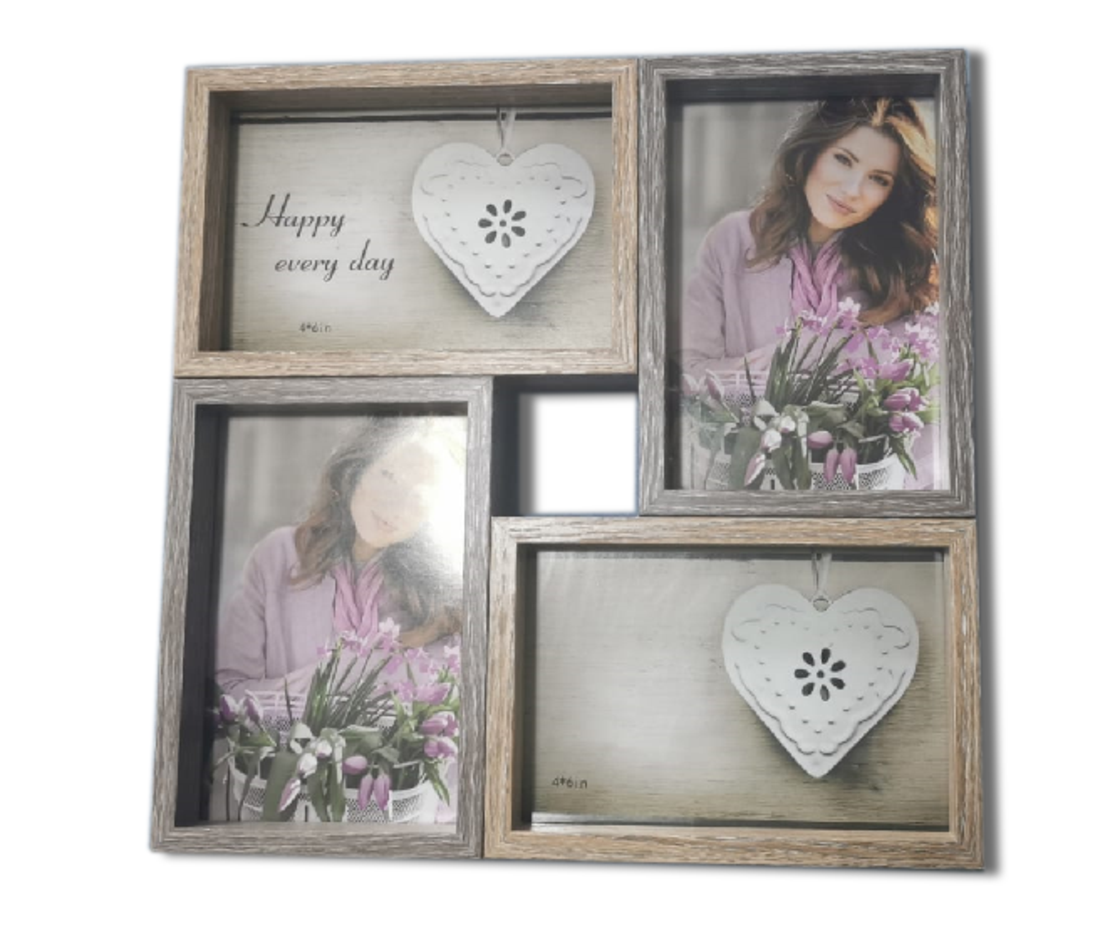 מסגרת מעוצבת לארבע תמונות