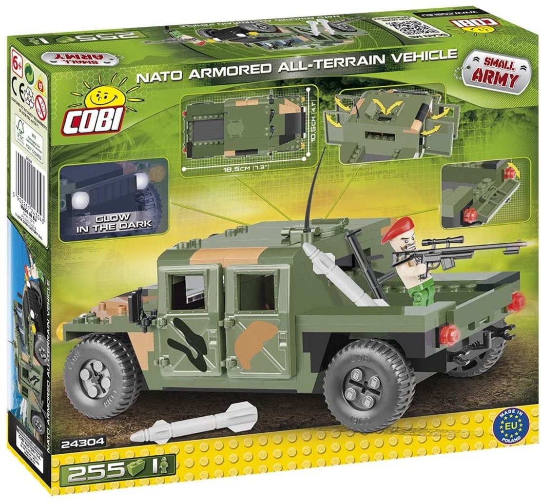 האמר אמריקאי ג'יפ צבאי ירוק