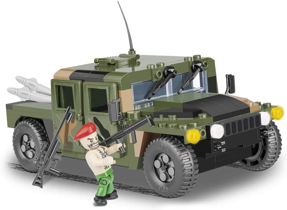 האמר אמריקאי ג'יפ צבאי ירוק