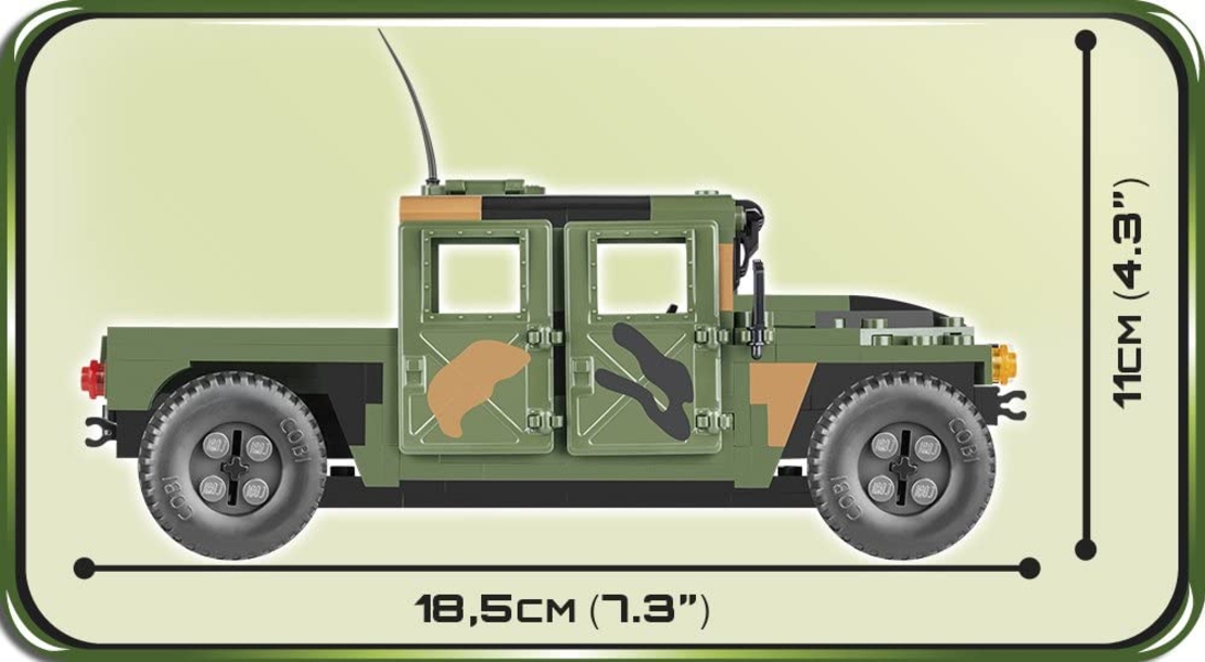 האמר אמריקאי ג'יפ צבאי ירוק