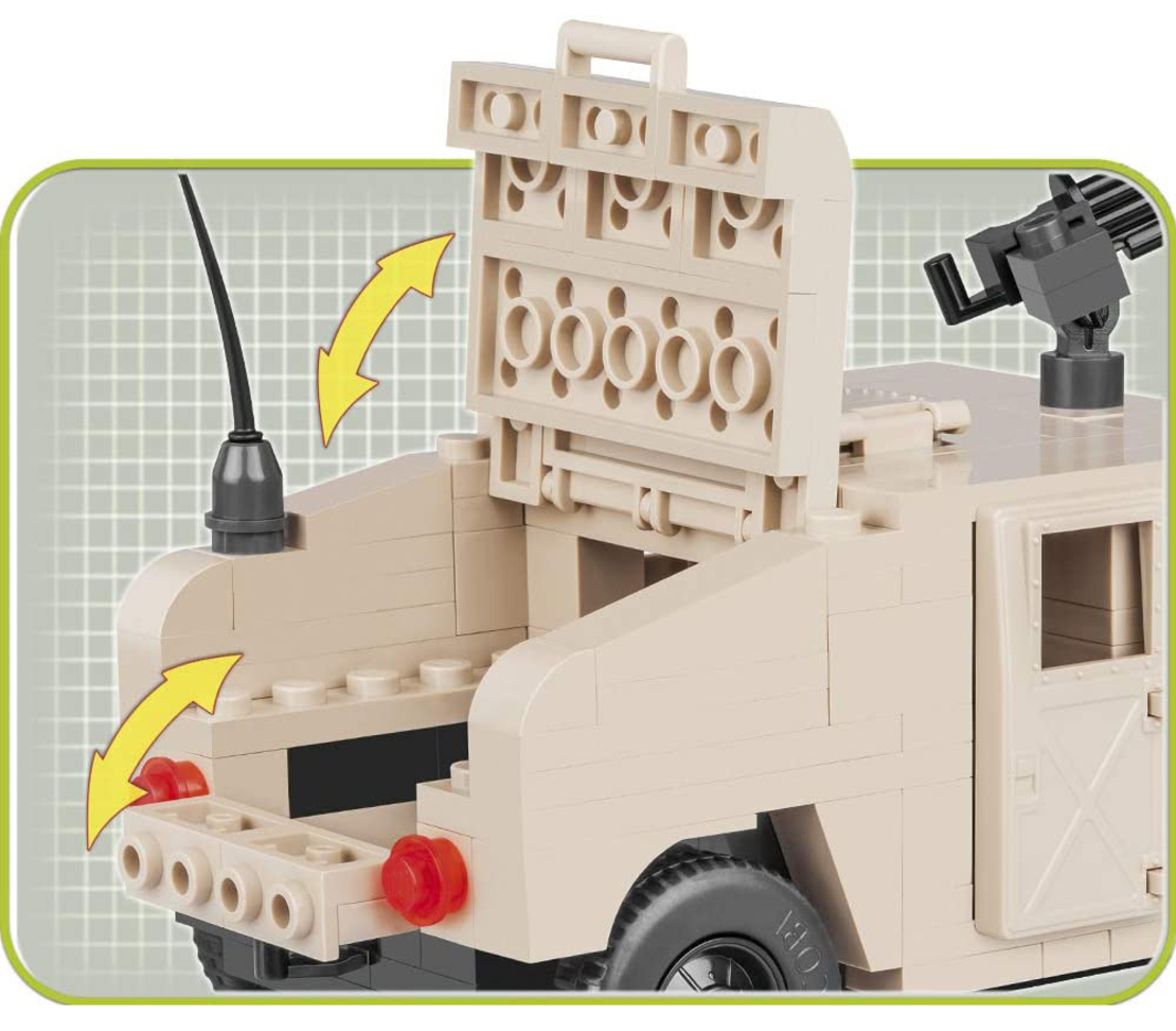 האמר אמריקאי ג'יפ צבאי חום