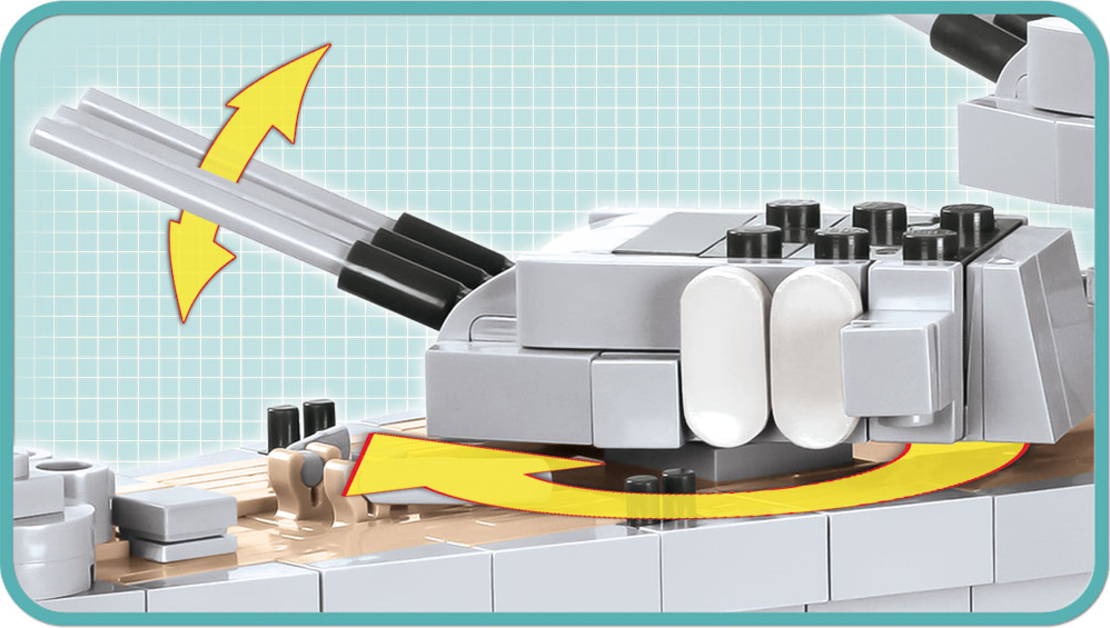 USS IOWA - איווה ומיזורי - אוניות הקרב של הצי האמריקאי