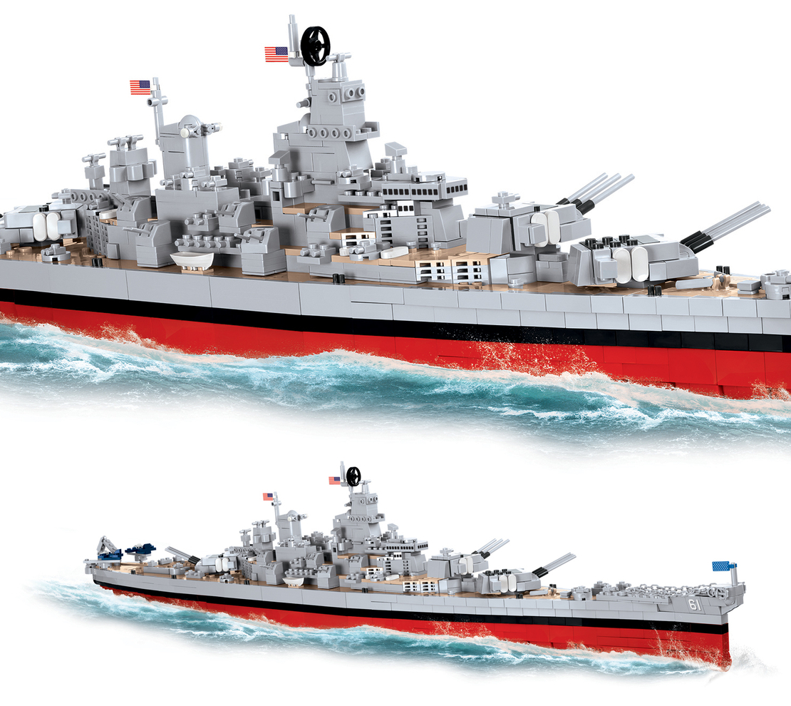 USS IOWA - איווה ומיזורי - אוניות הקרב של הצי האמריקאי