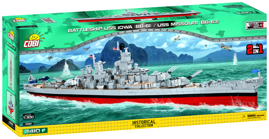 USS IOWA - איווה ומיזורי - אוניות הקרב של הצי האמריקאי