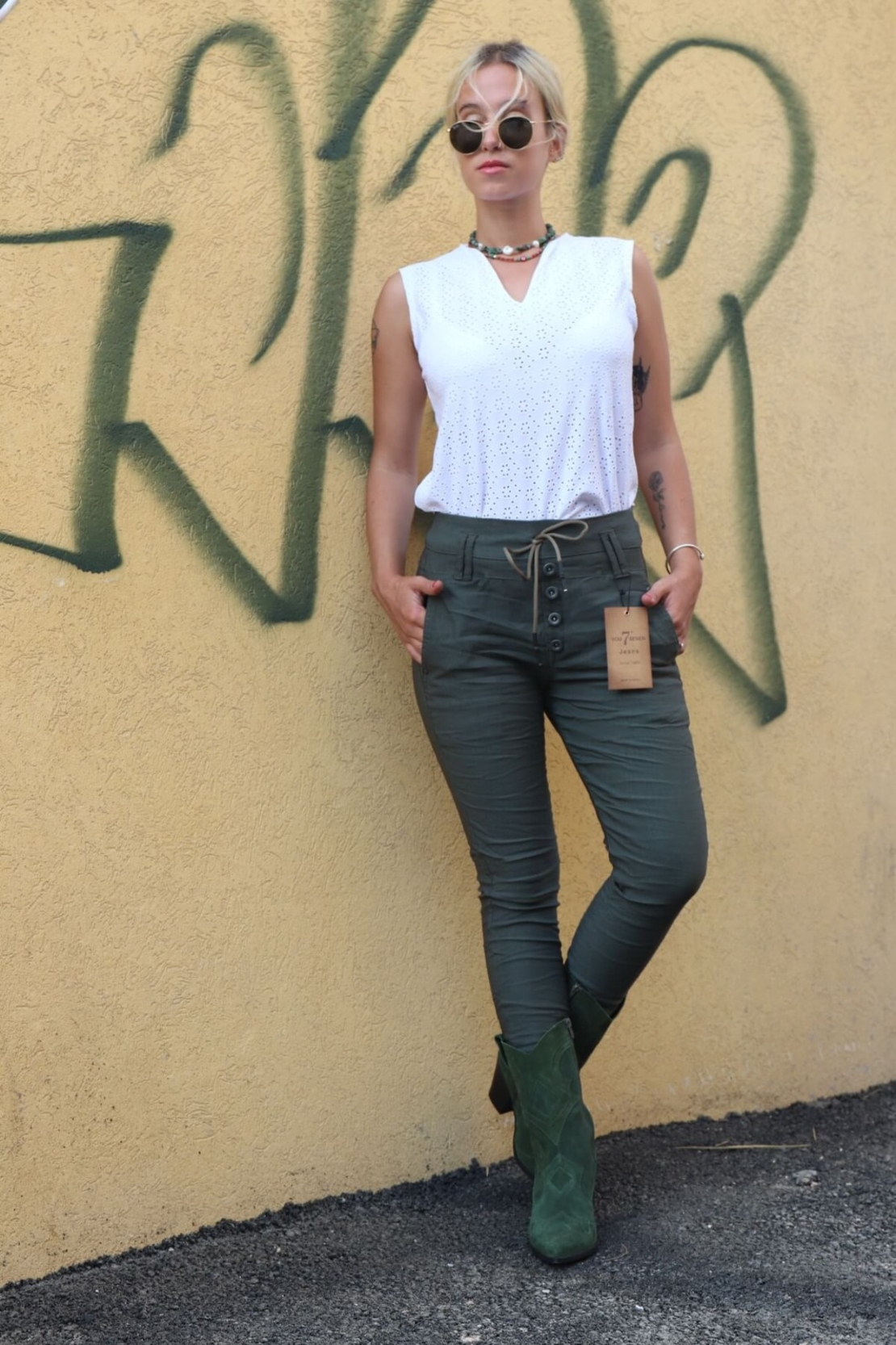 מכנס כפתורים מיאלנו