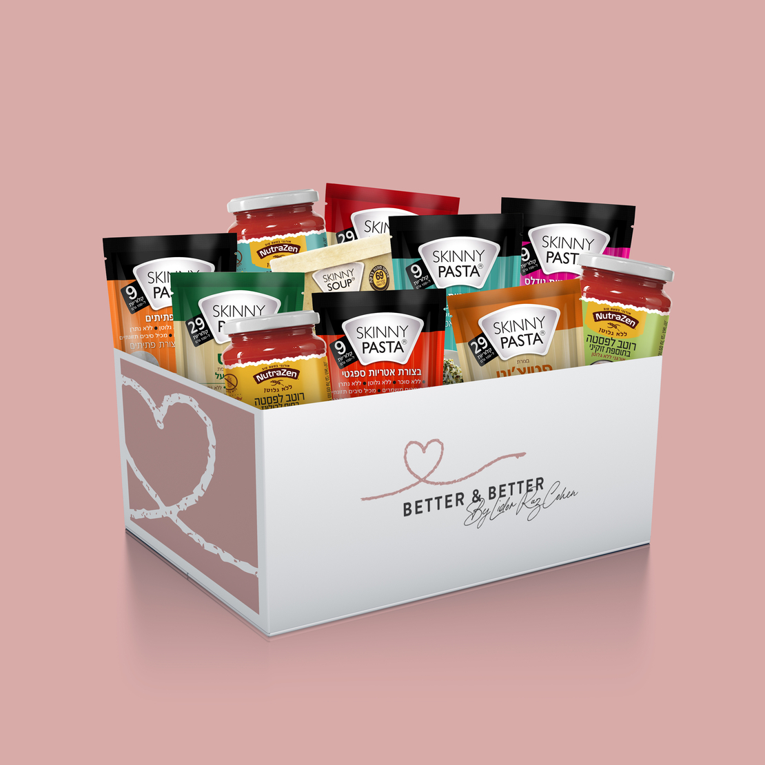 מארז מבחר סקיני פסטה ורטבים