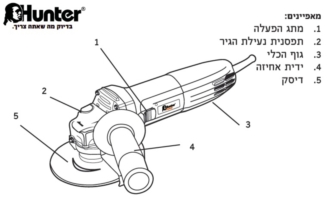משחזת זווית חשמלית 
